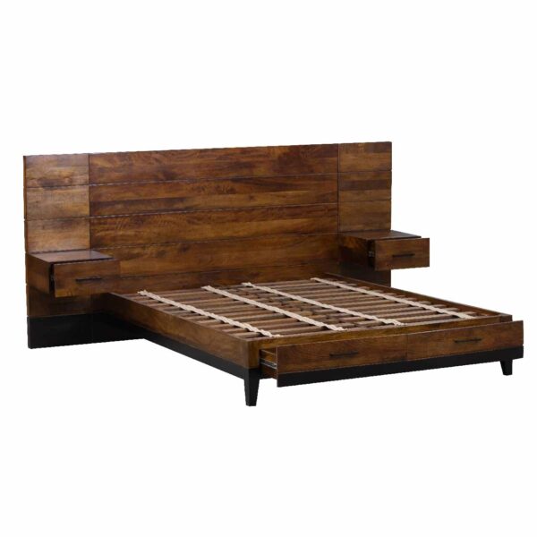 Evoke Mango Wood Queen Bed Mattress 60x80