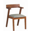 Faelyn Acacia Wood Fabric Arm Chair