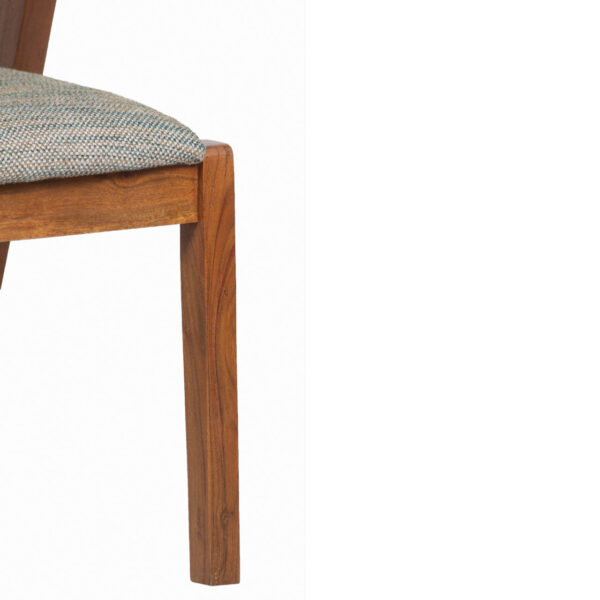 Faelyn Acacia Wood Fabric Arm Chair