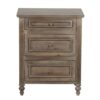 Florence Mango Wood 3 Drawer Nightstand