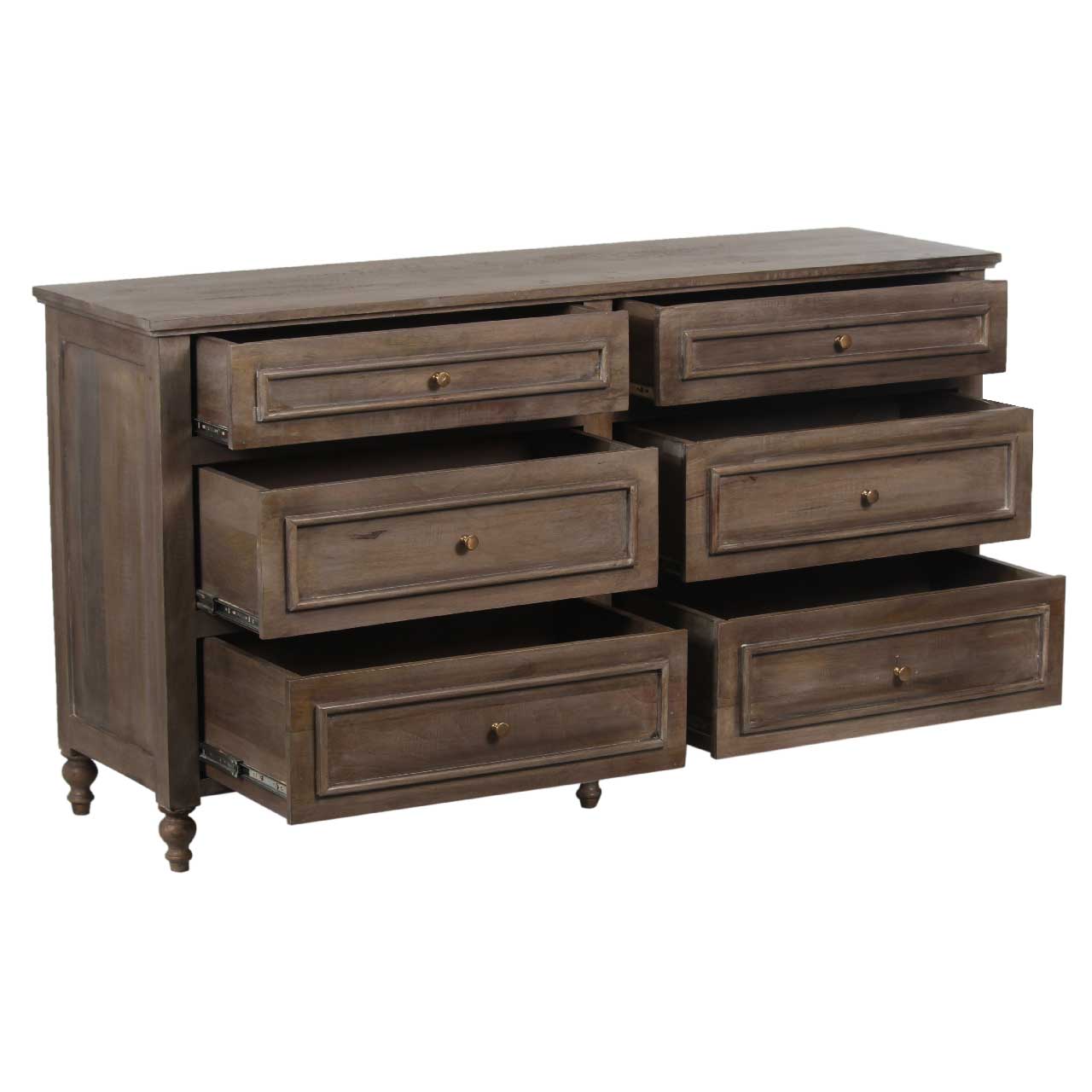 Florence Mango Wood 6 Drawer Dresser