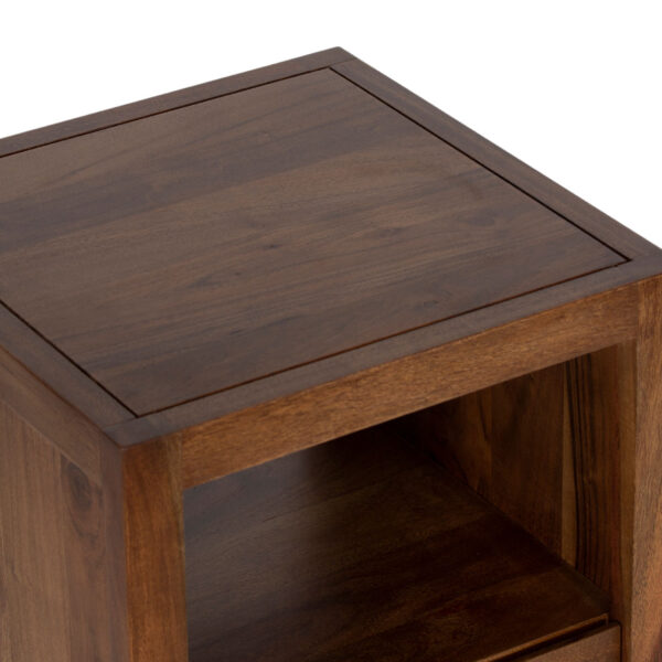 Folsom Acacia 1 Drawer Side Table Small