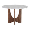 Frida Manog Wood Marble Top Dining Table