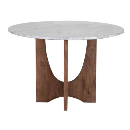 Frida Mango Wood Marble Top Dining Table