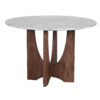 Frida Manog Wood Marble Top Dining Table