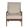 Gala Acacia Wood Fabric Arm Chair