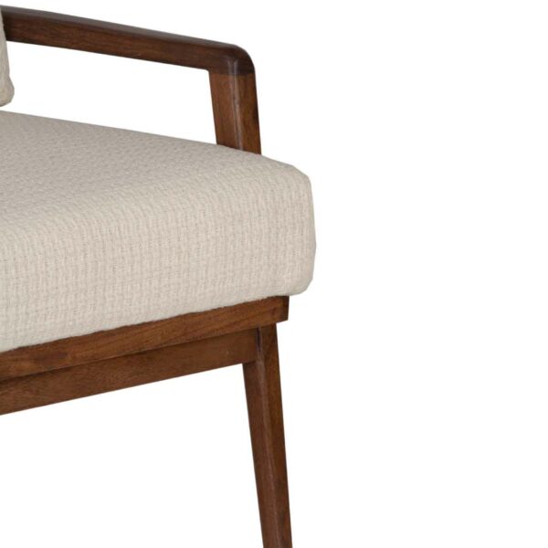 Gala Acacia Wood Fabric Arm Chair