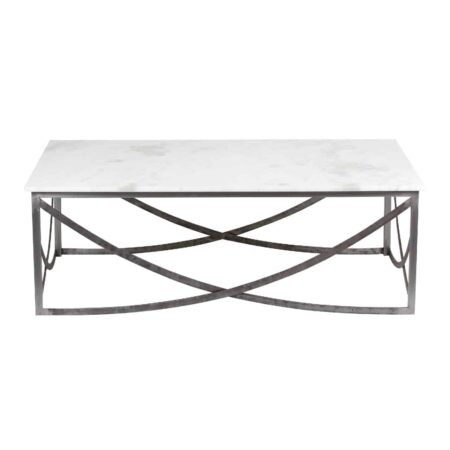 Grace Marble Top Iron Coffee Table Grace Marble Top Iron Coffee Table