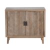 Hallway Mango Wood 2 Door Cabinet Large