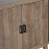 Hallway Mango Wood 2 Door Cabinet Large