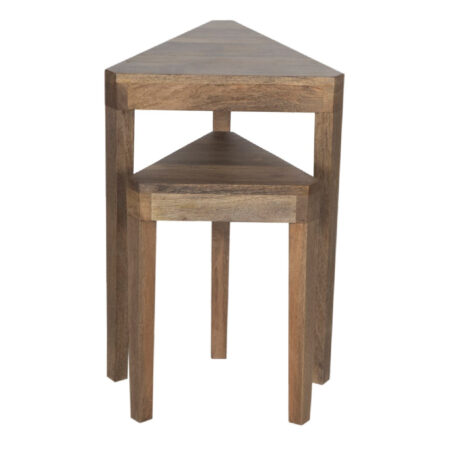 Hals Mango Wood Set of 2 Side Table Hals Mango Wood Set of 2 Side Table