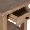 Hamil Mango Wood 1 Drawer Side Table