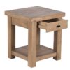 Hamil Mango Wood 1 Drawer Side Table