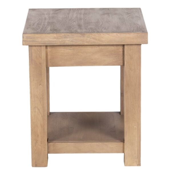 Hamil Mango Wood 1 Drawer Side Table