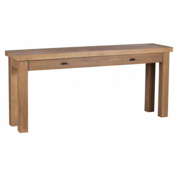 Hamil Mango Wood 2 Drawer Console Table Large