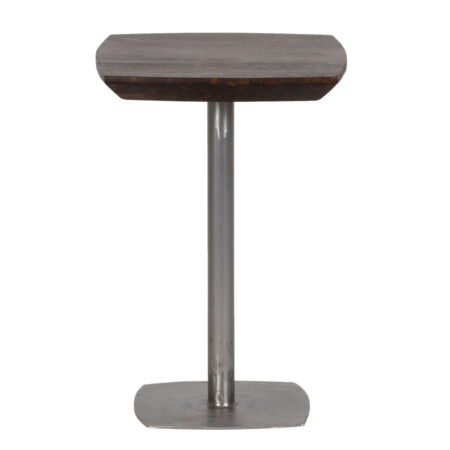 Hanoi Mango Wood Top Metal Base Side Table