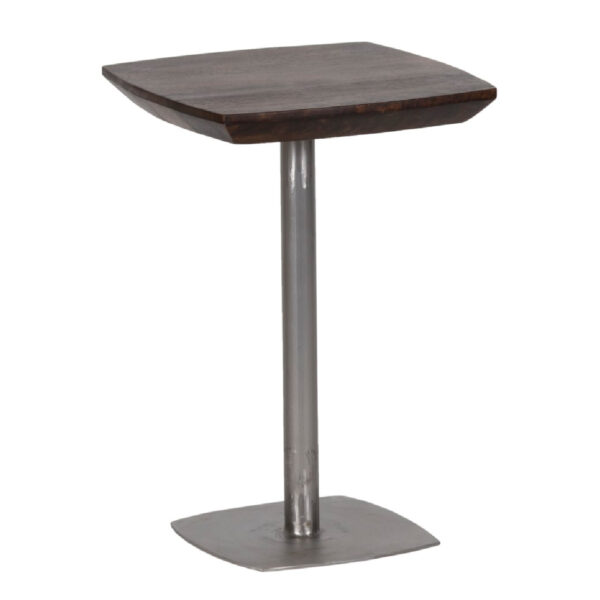 Hanoi Mango Wood Top Metal Base Side Table