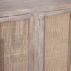 Havelock Mango Wood Cane 4 Door Cabinet