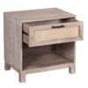 Havelock Manog Wood Cane 1 Drawer Nightstand