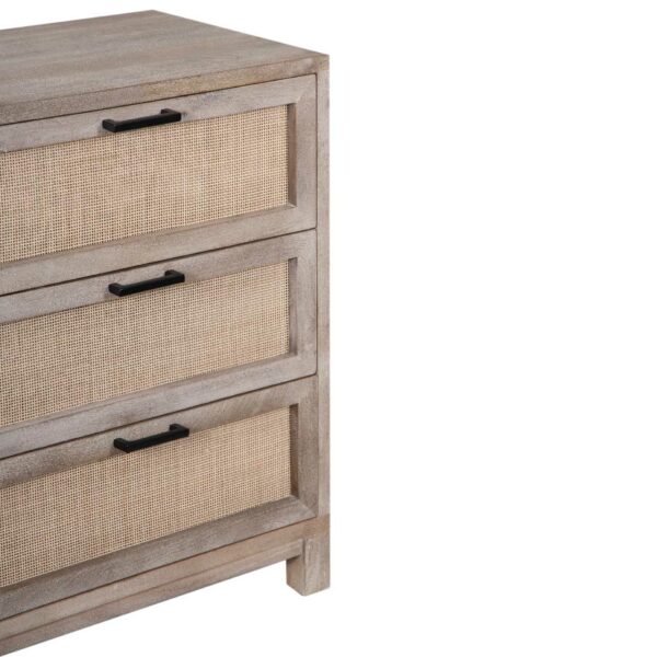 Havelock Manog Wood Cane 6 Drawer Dresser