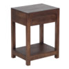 Hazel Mango Wood 1 Drawer Side Table