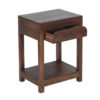 Hazel Mango Wood 1 Drawer Side Table