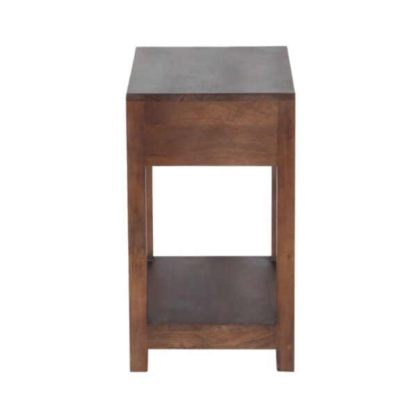 Hazel Mango Wood 1 Drawer Side Table