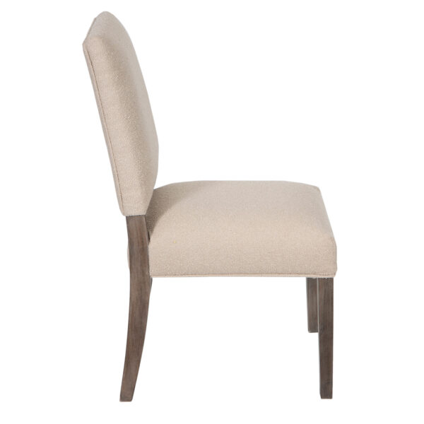 Hekman Acacia Wood Dining Chair With Upholstery