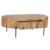 Henrik Mango Wood Metal Legs Coffee Table