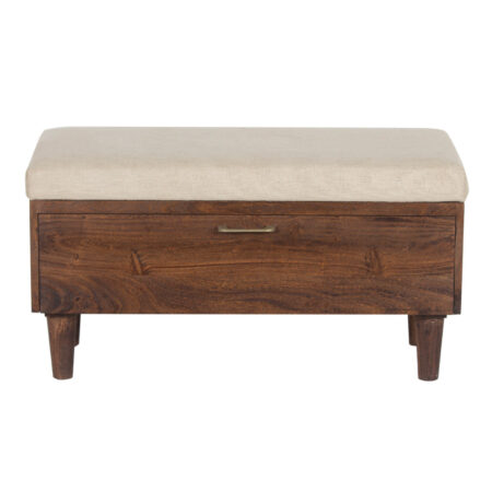 Herston Acacia Storage Bench in Walnut or Natural