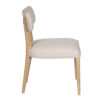 Homary Mango Wood Upholstered Dining Chair