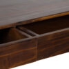 JJ Mango Wood Metal Base With 3 Drawer Desk