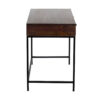 JJ Mango Wood Metal Base With 3 Drawer Desk