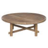 Jacob Mango Wood Round Coffee Table