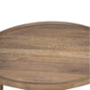 Jacob Mango Wood Round Coffee Table