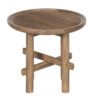 Jacob Mango Wood Round Side Table