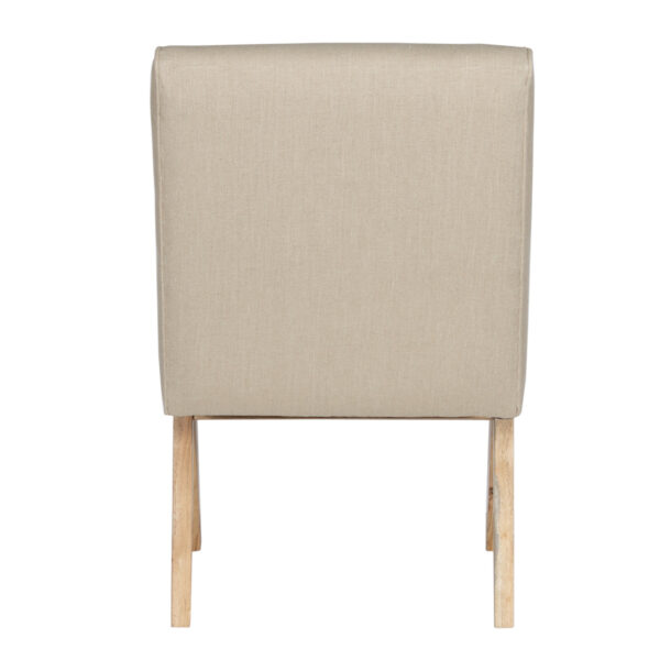 Jakob Acacia Wood Uphostered Dining Chair