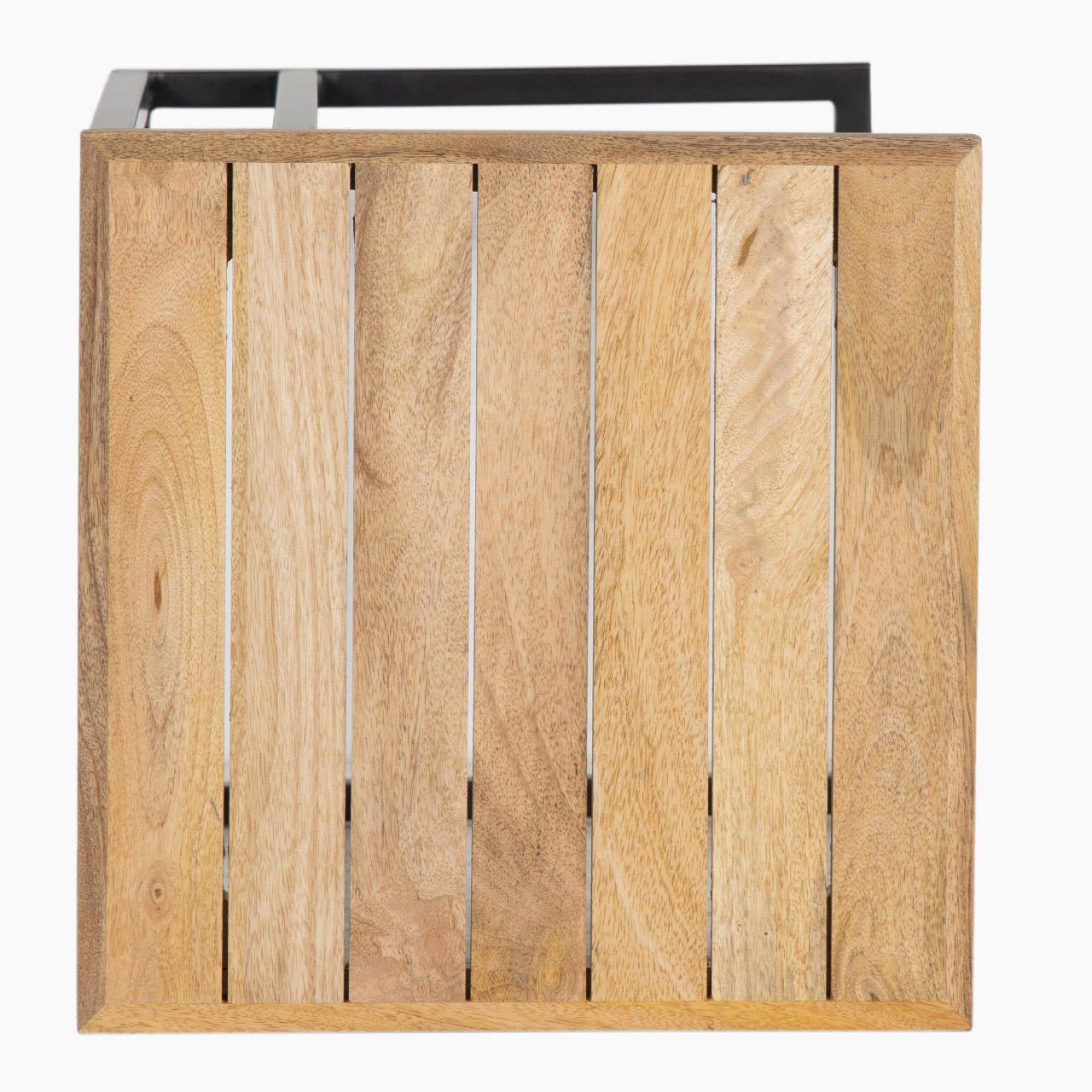 Java Mango Wood Metal  Table Knock Down Pack 1 Piece