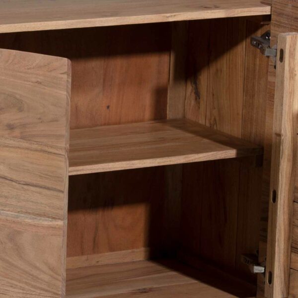 Jorden Acacia Wood 3 Door Cabinet