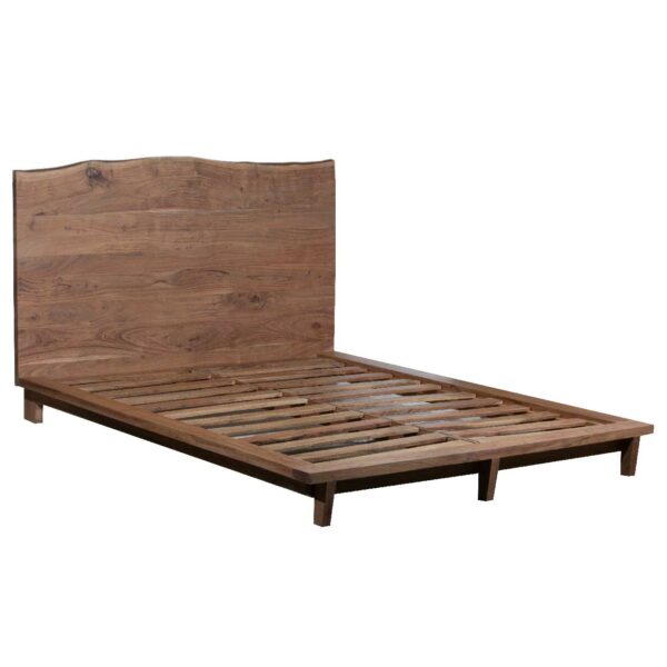 Jorden Acacia Wood Live Edge King Bed Mattress 76x80