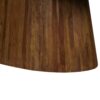 Kalida Acacia Wood Dining Table With Oval Base