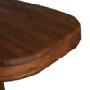 Kalida Acacia Wood Dining Table With Oval Base