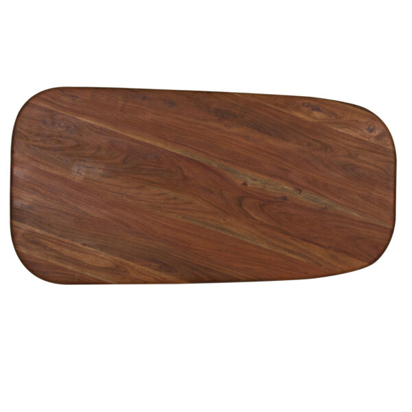 Kalida Acacia Wood Dining Table With Oval Base