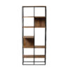 Kashmira Mango Wood Metal Bookcase