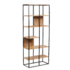 Kashmira Mango Wood Metal Bookcase