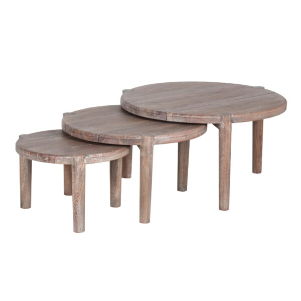 Klaus Acacia Wood Nesting Tables