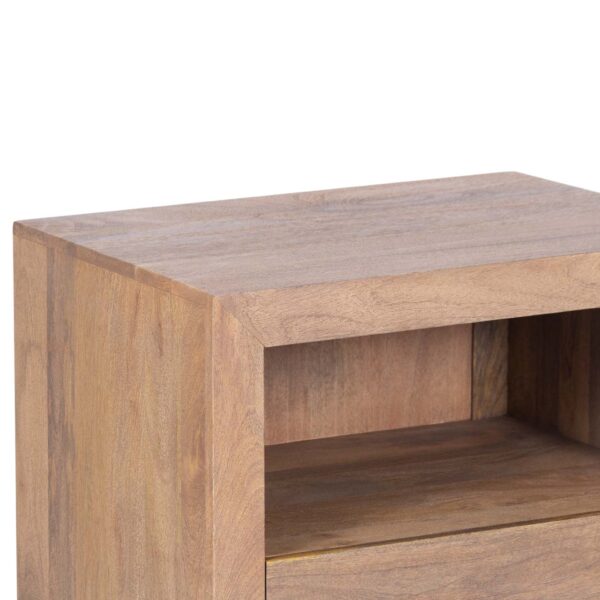 Klaus Mango Wood 1 Drawer Nightstand