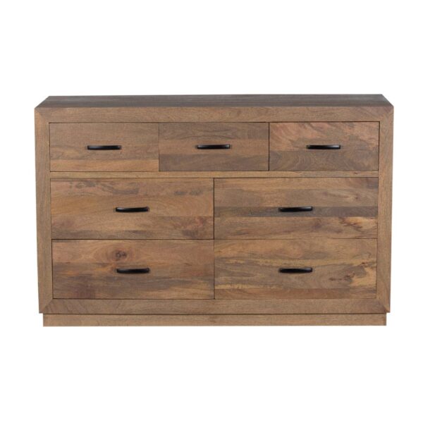 Klaus Mango Wood 7 Drawer Sideboard