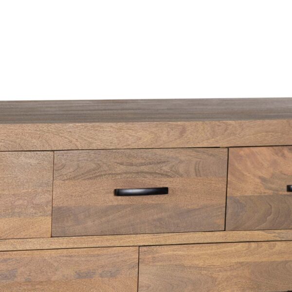 Klaus Mango Wood 7 Drawer Sideboard