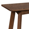 Kulim Oak Wood Dining Bench Walnut